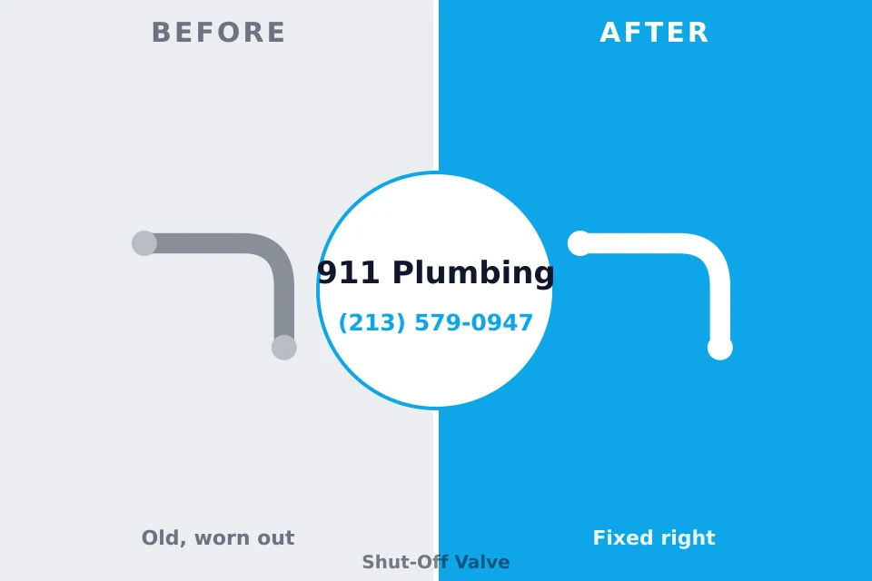 Before and after: plumbing repair Spanish Fort, AL